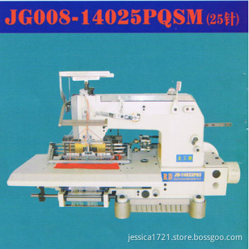 25 needle elastic thread smocking machine